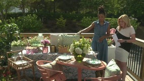 Outdoor tablescapes with Amber Guyton
