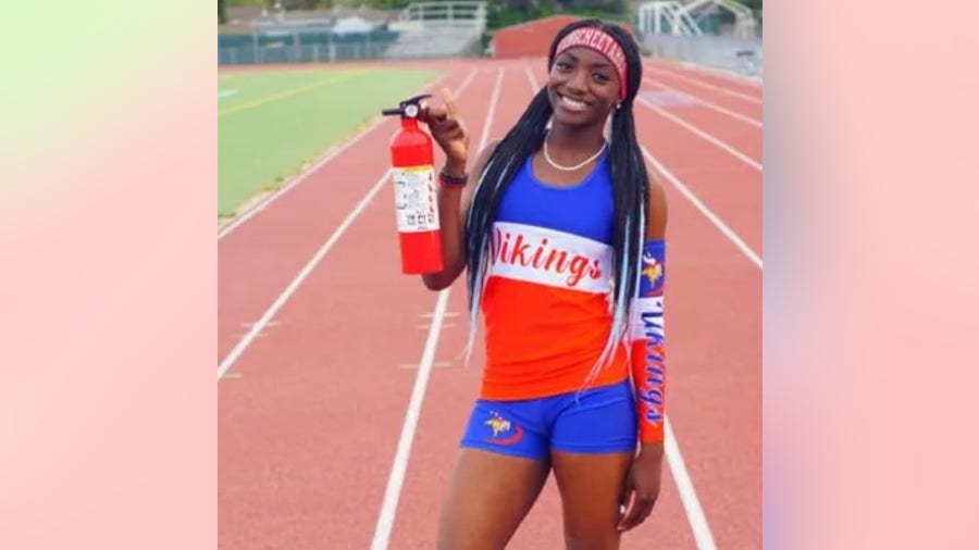 California track star, disqualified for fire extinguisher celebration, hoping to compete at nationals